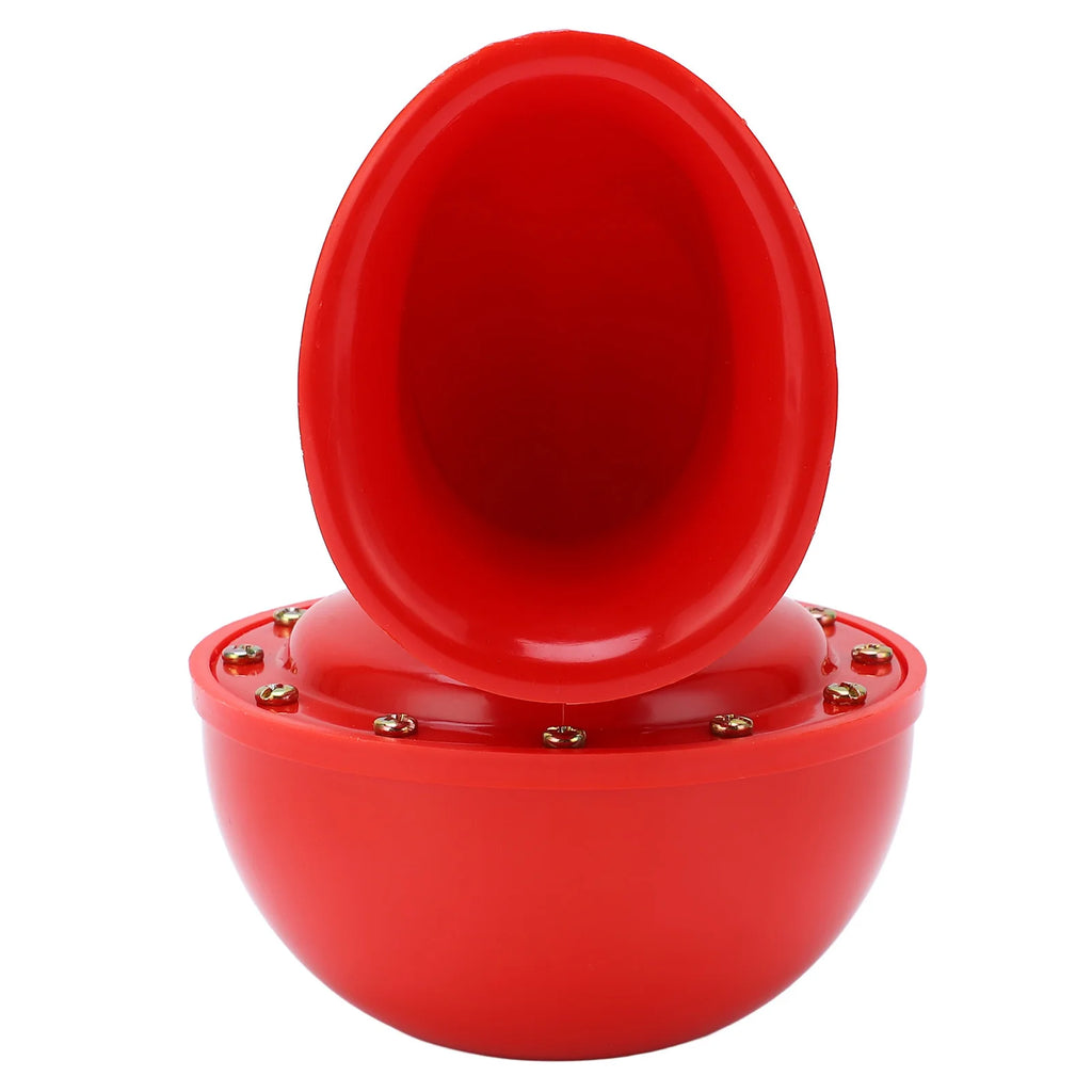 Car Horn 150db Red Air Horn Electric  Horn Cow Sound Metal Horn for Truck Train Boat Motorcycle Car Cow Sound Horn
