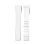 Original Stripess CTS FKM Rubber Watch Strap 20mm For D-elug FKM CTS Watchband Quick Release Silver Butterfly Buckle Cut To Size