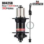 Novatec Mountain Bike Hub D041SB D042SB 28/32/36 Holes Disc Card Brake MTB Bicycle Hub Bearing Front/Rear 8/9/10/11 Speed