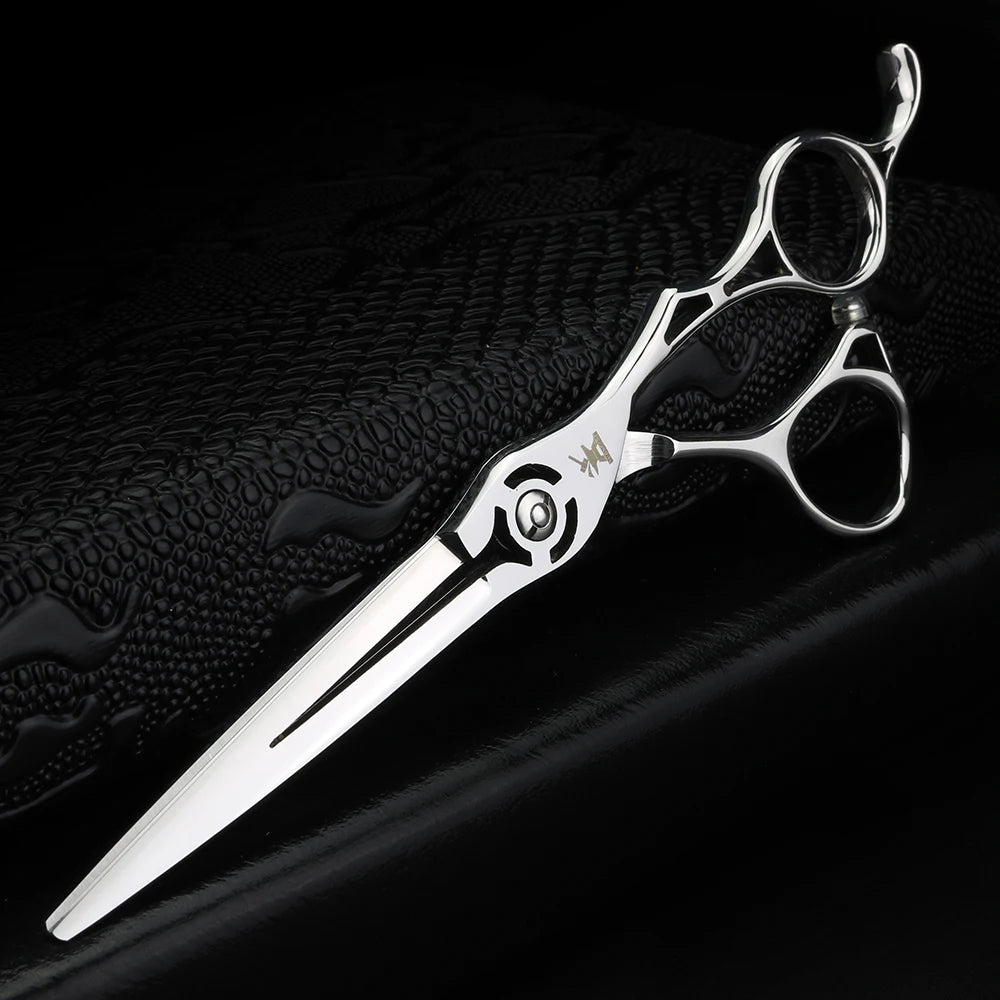 XUANFENG 6-inch hollow handle scissors, hairdresser cutting scissors and thin scissors made of 440c steel