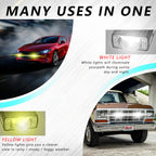 LED Car Grille Spotlight Projector Len Light DRL 120W 12000LM Super Bright Motorcycle Auxiliary Spotlight 6000K/4500K/3000K 12V