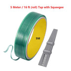 5/10/50M Vinyl Wrap Cutting Tape Car Stickers Finish Line Cut Tape with Squeegee Design Line for Wrapping Car Film Cutting Tools