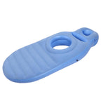 Inflatable Pillow Belly Hole Comfortable Safe PVC Inflatable Sleeping Support Lightweight Multifunctional for Pool