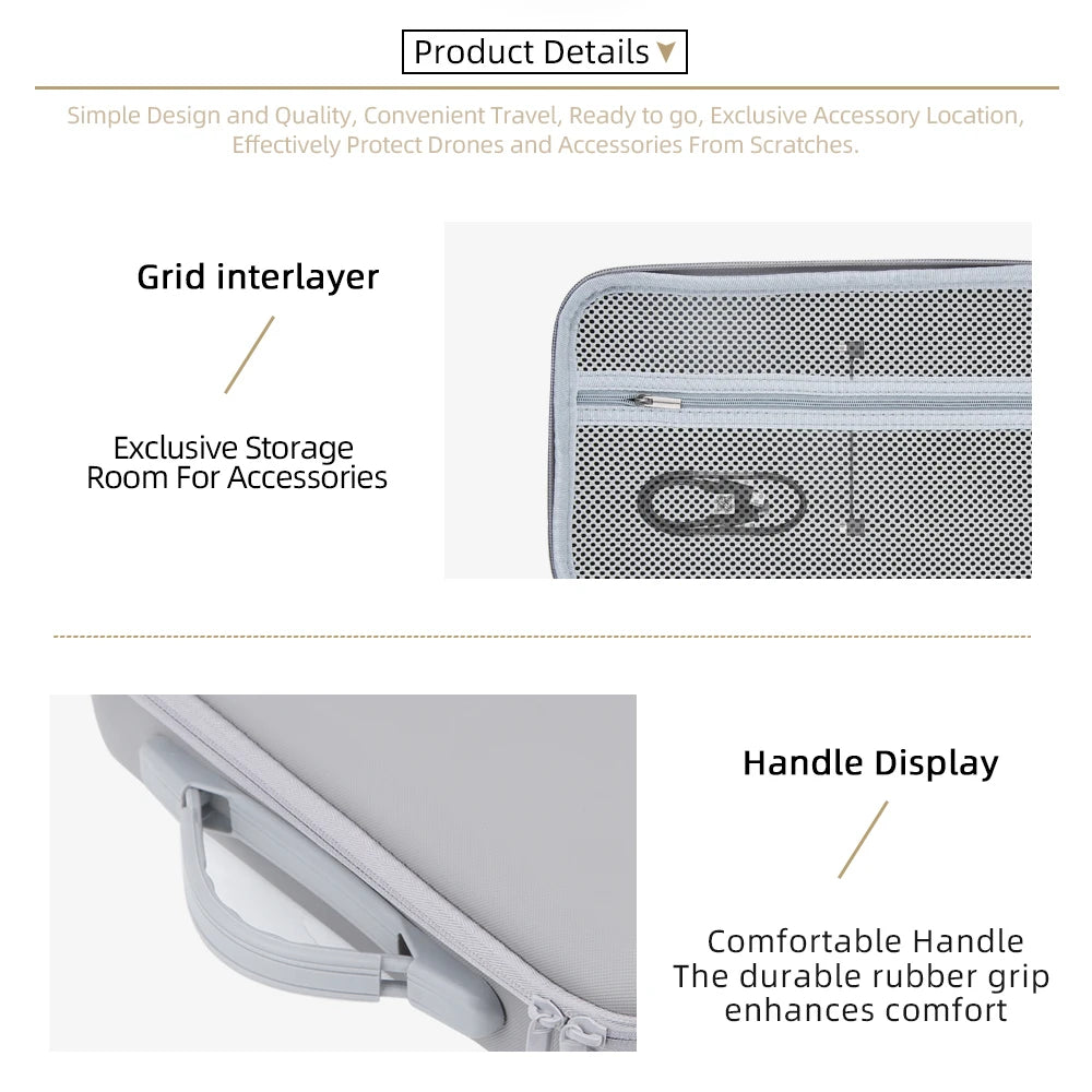 For DJI Avata 360 Shoulder Storage Bag Dust-proof Shock-resistant Protective Carry Case for DJI RC 2 Control Drone Accessories