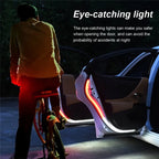 2PCS Car Door LED Strip Lights Car Door Opening Night Warning Light Flashing Light LED Welcome Lamp for vw bmw f30 audi a4 a6