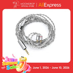 MOONDROP MC2 microphone upgrade cable 3.5mm 0.78mm 2pin oxygen-free copper and silver plating