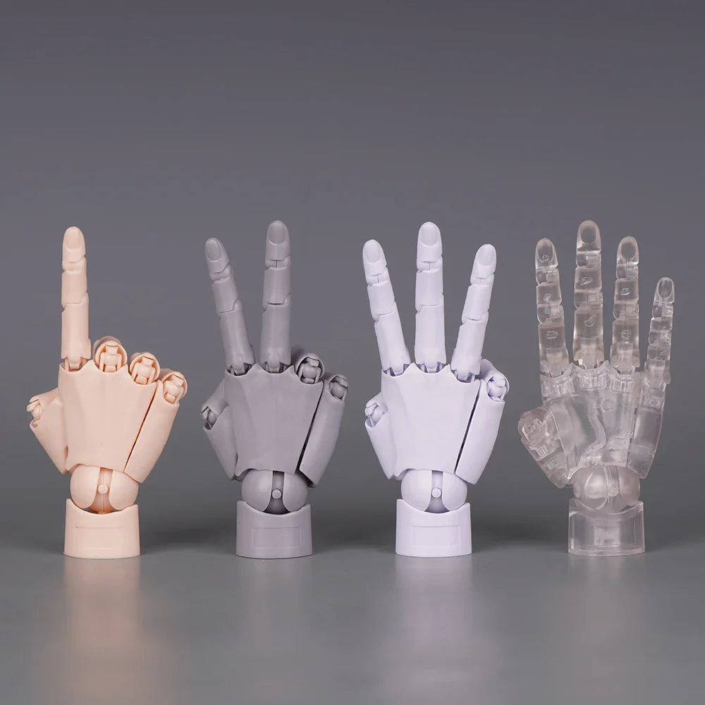 10.5cm Human Hand Model With Movable Finger Joints 1:2 Simulation Palm  Desktop Ornamenttoy Twisted Egg Surprise Blind Box