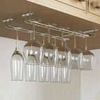 Stylish Hanging Wine Glass Rack for Bars and Homes Vintage-Inspired Hanging Wine Glass Rack for Home Bars