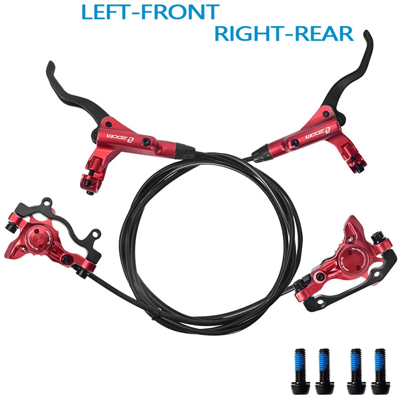 ZOOM HB-875 bicycle hydraulic disc brake set 800/1450mm bike hydraulic brakes 160mm bicycle oil pressure brake disc caliper