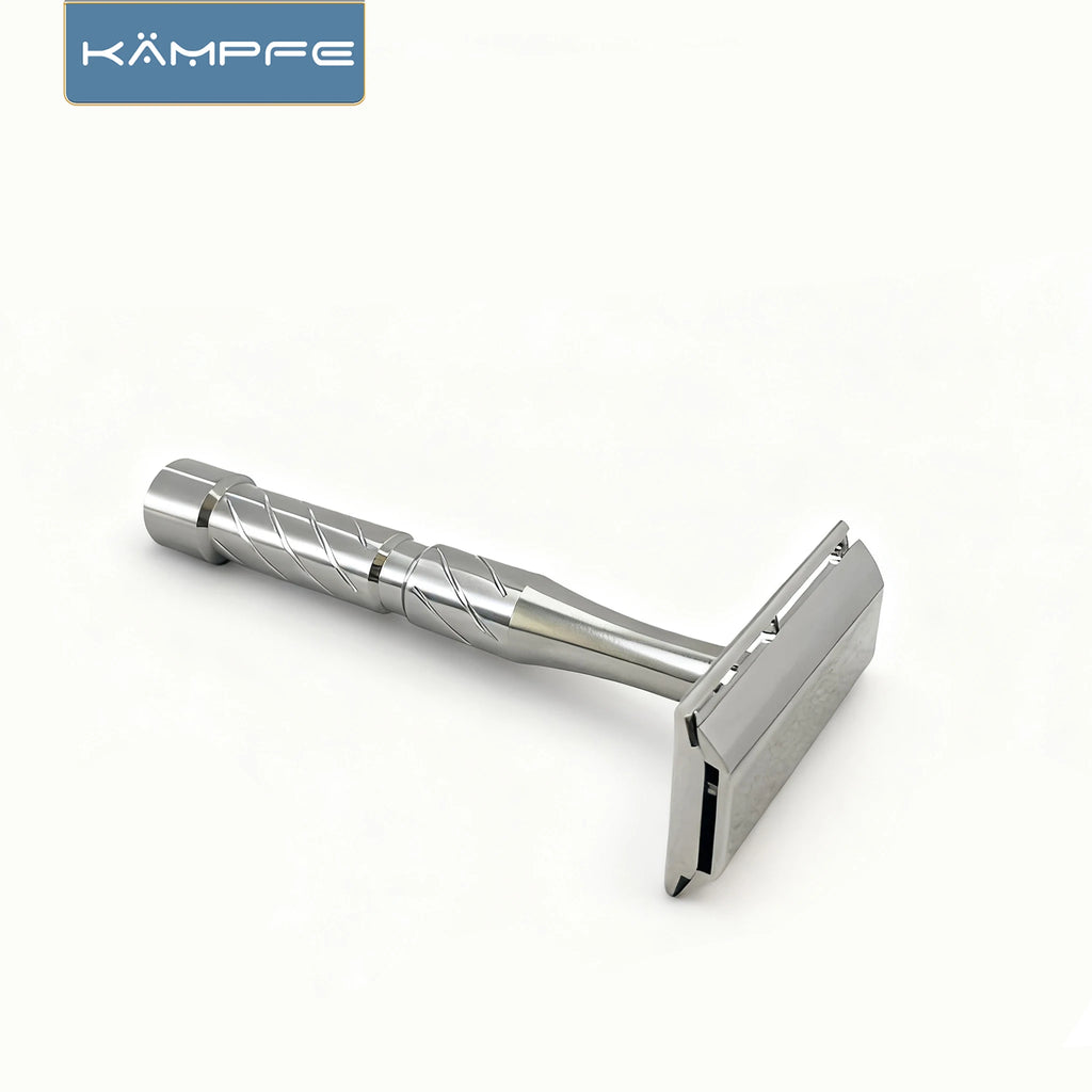 KAMPFE Manual Safety CNC - Processed Stainless Steel for Wet Shaving sensitive skin