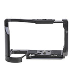 FOTGA ZV-E10 II Camera Cage With Wooden Handle Top Hand Grip Quick Release Plate Cage Kit Protective For Sony ZV-E10 II Camera