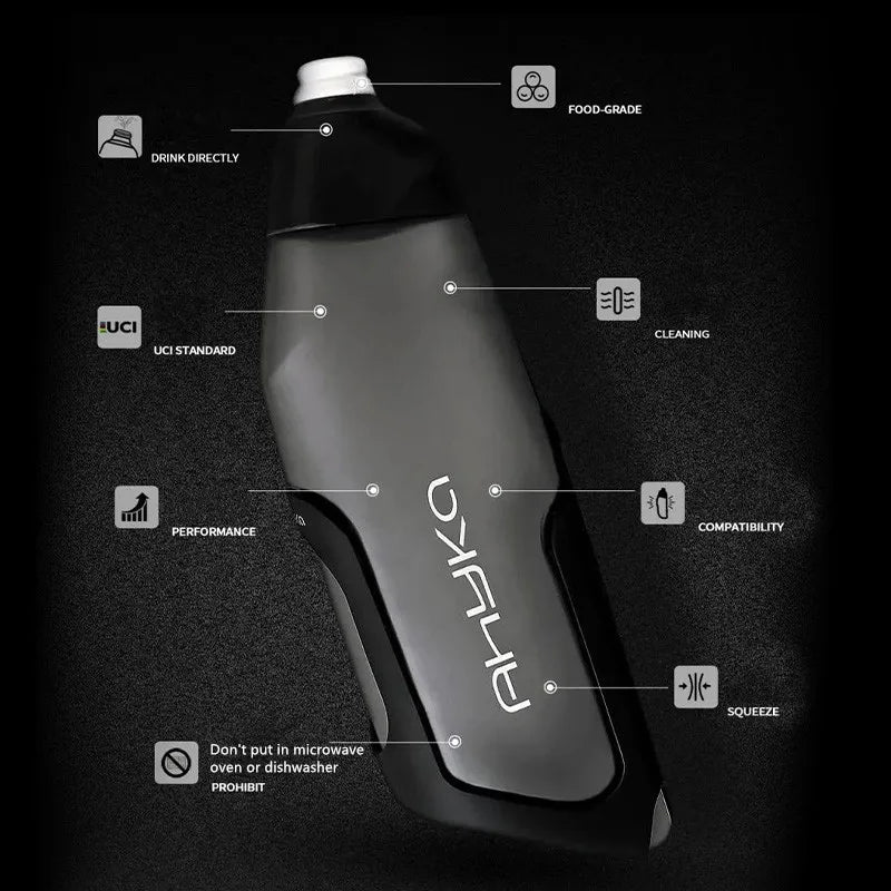 Bicycle Water Bottle Aerodynamic Water Bottle Bracket Set MTB Road Bike Frame Down Tube Riding Water Kettle Bicycle Accessories