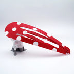 Oversized 28cm Strawberry Polka Dot Hair Clips Novelty Hairpin Y2K Lolita Girl Hair Accessories Cosplay Photo Prop Festival Gift