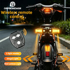 Electric Scooter Turn Signal Rear Light Remote E-bike Tail Light Lamp Rechargeable USB Red/Yellow Light Scooter Accessories