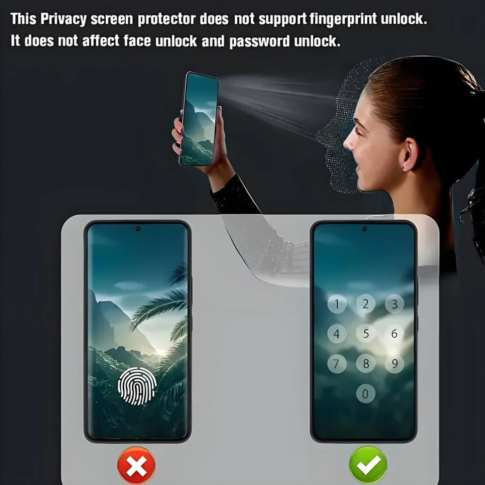 2Pcs Privacy Screen Protector For Samsung Galaxy A13 A16 A06 A26 A36 A56 Tempered Glass For Samsung A05 A55 A25 A35 A15 Glass
