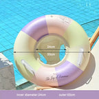1pc Outdoor Sport Inflatable Swimming Ring PVC Swim Circle Pool Float Seat