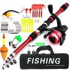 Ultra short rod wheel set 1.8m children's fishing rod and gear set