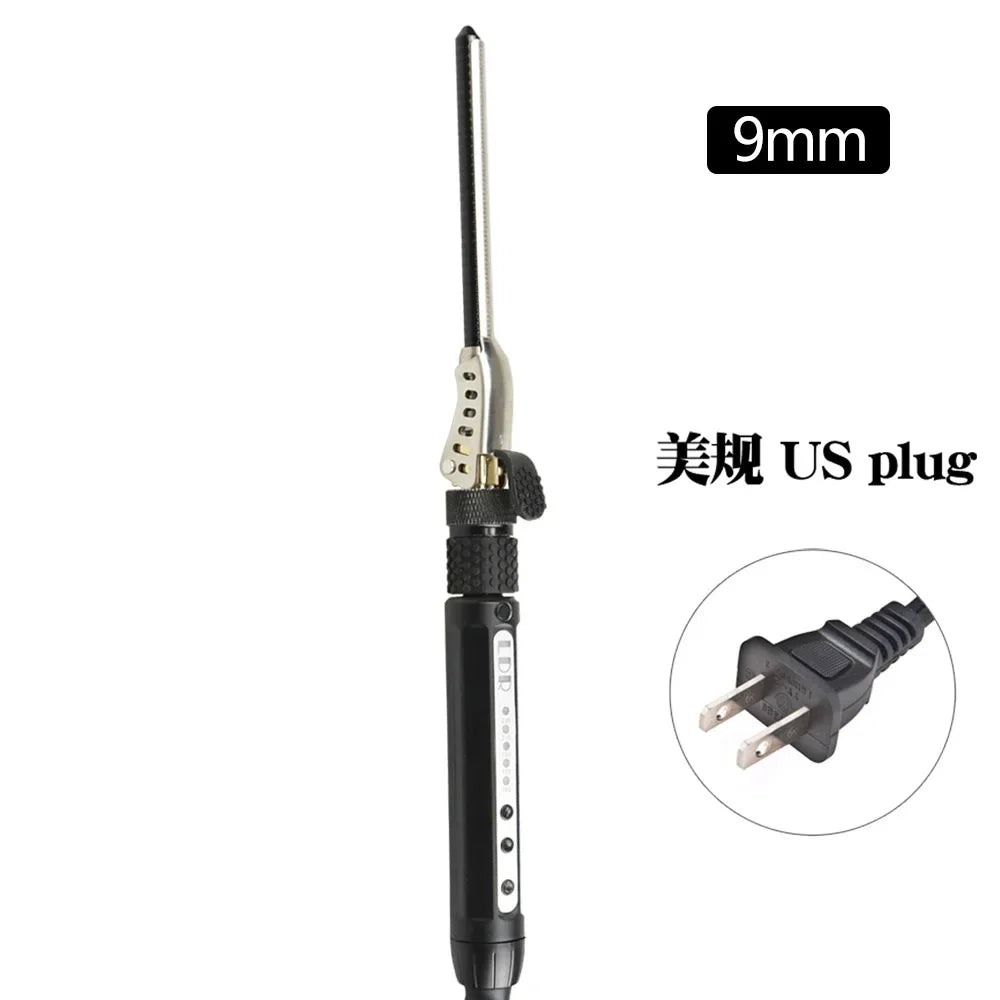 Bestseller Small Curling Iron 7mm Clip Rotatable Short Hair Fluffy Wool Roll Mini Curling Iron