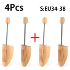 Wooden Shoe Trees Men Woman internal support Shoes Tree Anti Deformation Shoes Stretcher Shaping Anti Wrinkle Shoe Lasts 2Pcs
