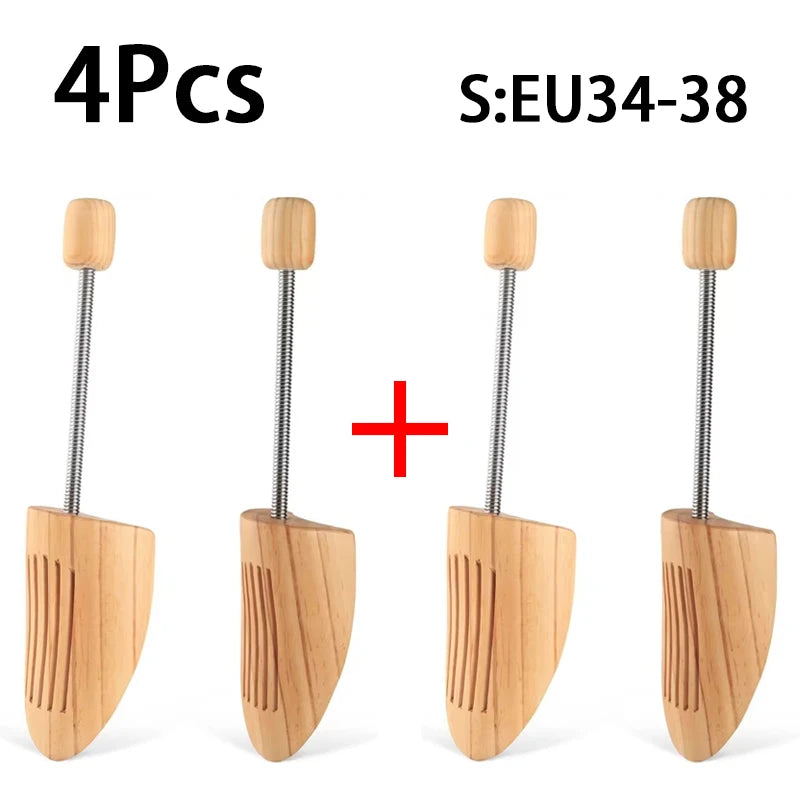 Wooden Shoe Trees Men Woman internal support Shoes Tree Anti Deformation Shoes Stretcher Shaping Anti Wrinkle Shoe Lasts 2Pcs