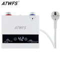 Instant Water Heater 220V 4600W Portable Electric Heaters for Bathroom Hot Water Shower and Home Kitchen Heating