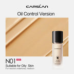 CARSLAN Liquid Foundation Matte Full Coverage Oil Control, Shade 3.0 N01/P01/P02, 23-45ml