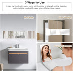 360° Viewing Makeup Mirror for Hair Cutting Travel Portable Self Haircut Mirror with Adjustable Hooks for Shaving, Hair Styling