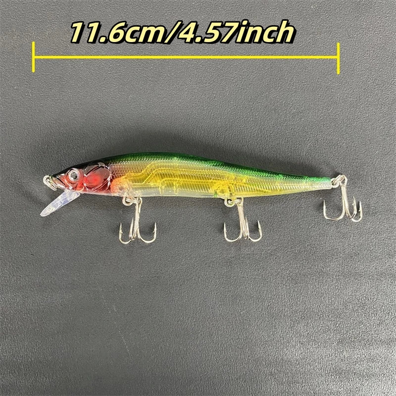 LURETV Japan  Same Style Roada Classic Stop Bait King 116S Mino JERK BAIT9241