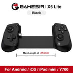 GameSir X5 Lite Mobile Game Controller with Hall Effect Joysticks for iPhone/Android