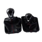 5/6 Speed Gear Shift Knob for Seat Leon III MK3 2012-2020 LHD with Shifter Level Stick Gaiter Boot Dust Cover Car Accessories
