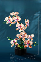 Eternal Flower Orchid Building Block Potted Plant Model, Home Decor Item, Gift for Girls for DIY Creativity, DIY Gift, Birthday/