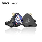 CVJ Vivian In Ear Earphones10mm Dual Magnetic Sound 3 Tuning Modes Music Movies Gaming Ergonomic Design Ideal for HiFi Upgrade