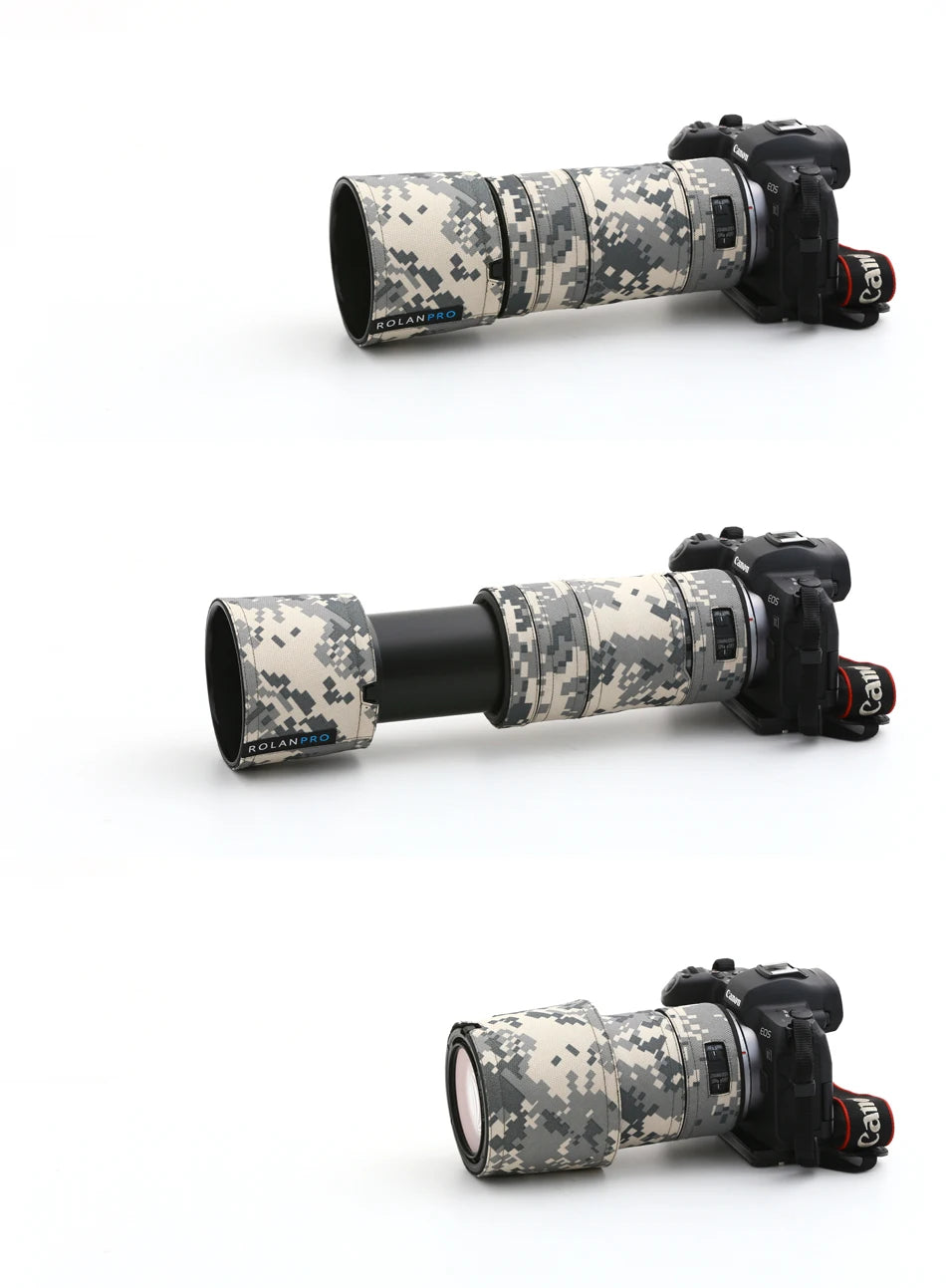 ROLANPRO RF100400 Camera Lens Protective Case Coat For Canon RF100-400 RF100-400mm F5.6-8 IS USM Lens Rain Cover Waterproof Case