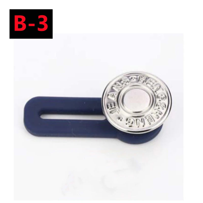 30-1PC Detachable Jeans Waist Adjustment Buckle Metal Button Extender for DIY Pants Jeans Free Sewing Waist Extenders Buttons