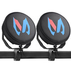 MICTUNING 7/9 inch Round LED Spot Light Protective Shell Cover LED Work Light Projector PU Leather Protection