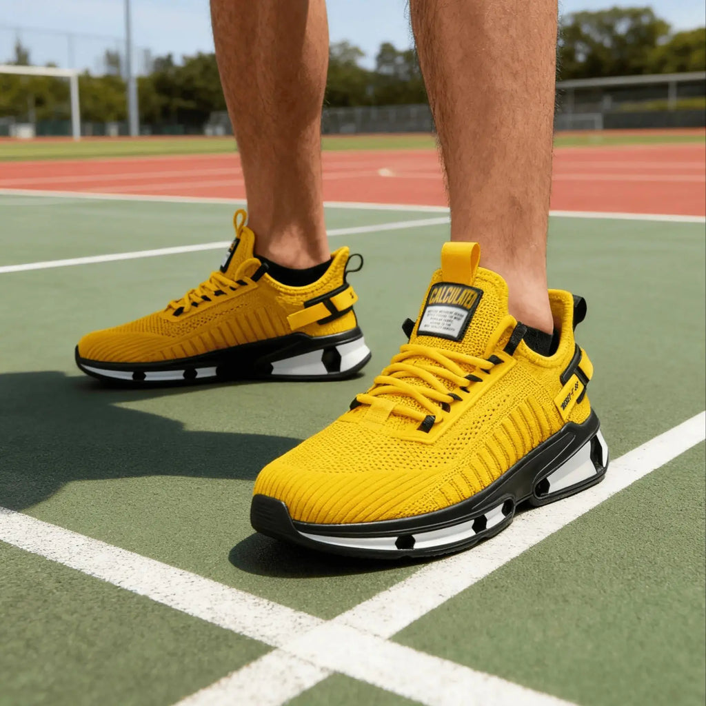 Baasploa Men Running Shoes Brand Mesh Breathable Classic Sport Sneakers Male Comfortable Non-slip Casual Walking Shoes