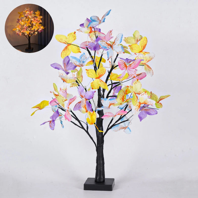 Butterfly tree lamp