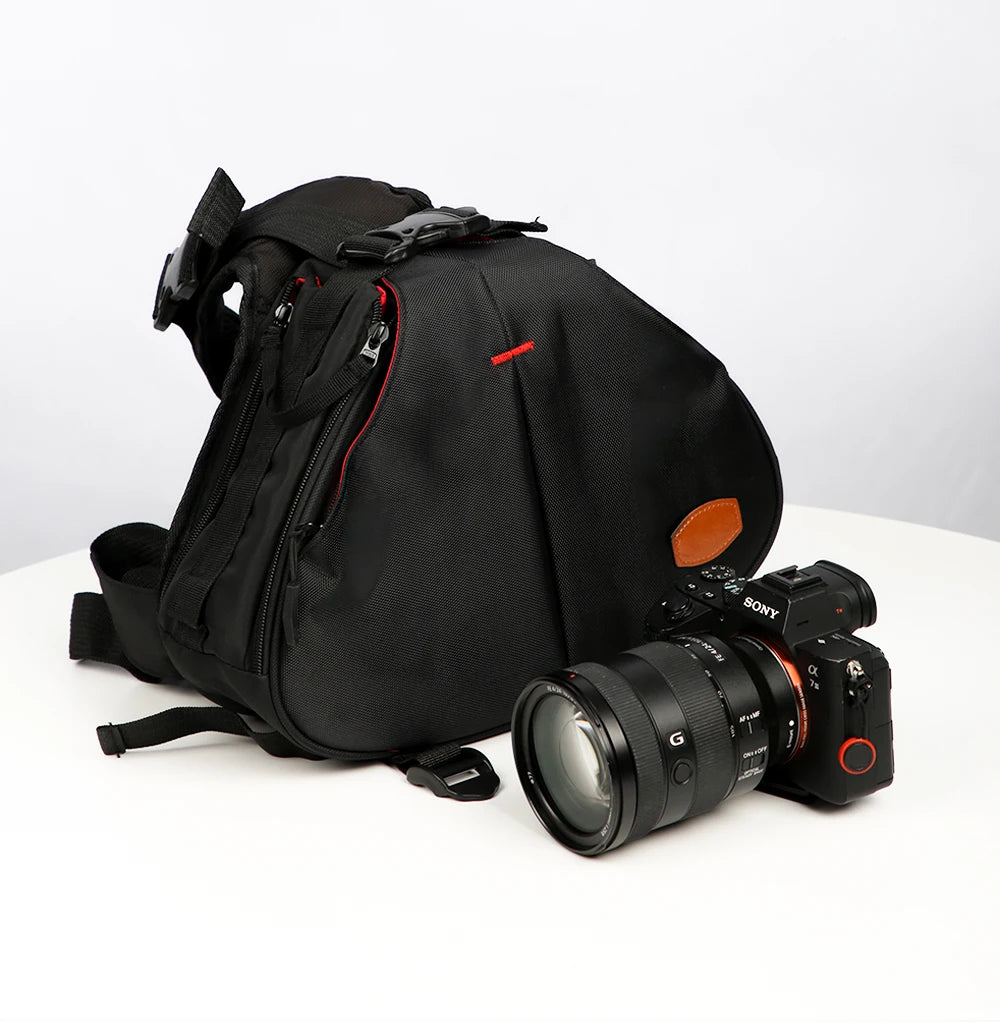 Camera Bags Portable Professional Shoulder Bag with Rain Cover for Canon Sony Panasonic SLR Lens Tripod For Men Outdoor Travel