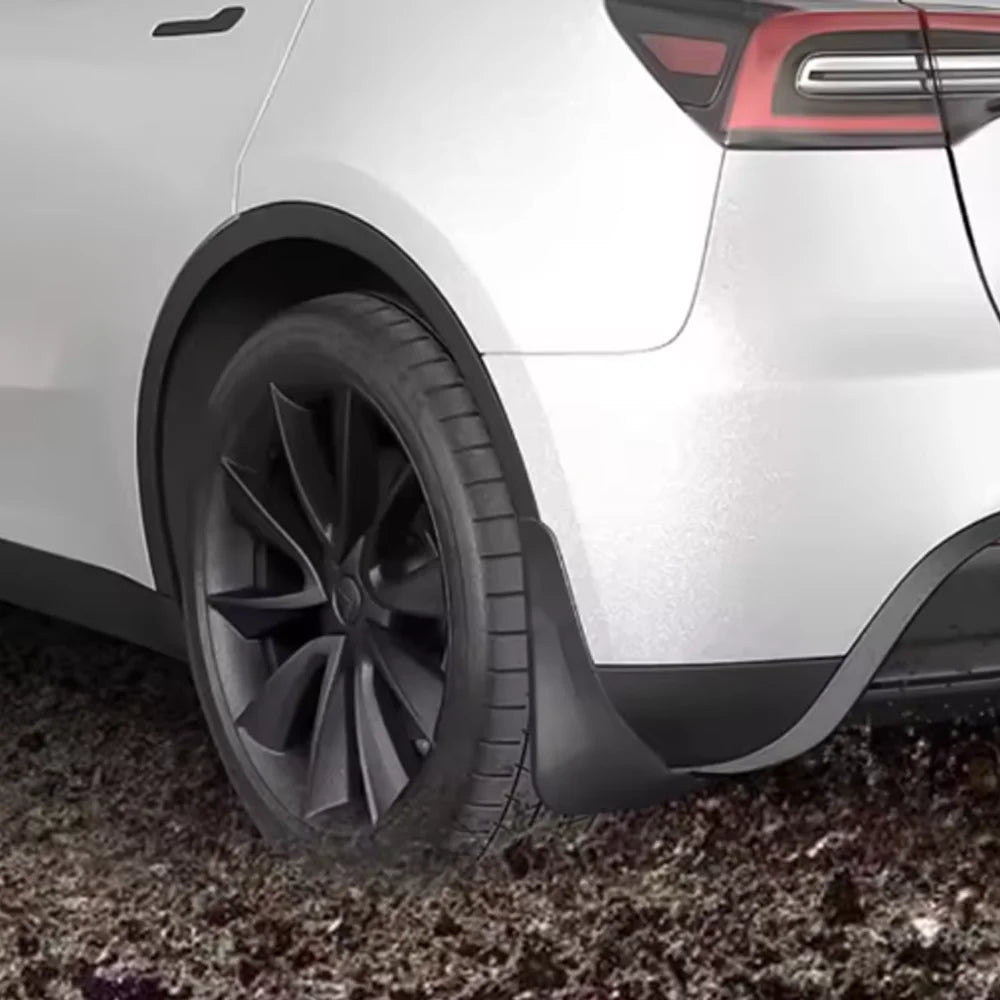 Mud Flaps for Tesla 2020 - 2024 2025 Model Y Juniper Splash Guards Fender No Drilling No Tape All Weather Mudflaps Accessories