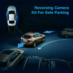 4/8/12LED European License Plate Rearview Camera Frame Reverse Backup Camera Night Vision for Truck Car SUV, Camper Pickup