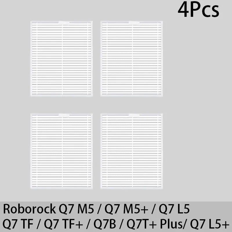 Roborock Q7 M5 / Q7 M5+ / Q7 L5 / Q7 L5+ / Q7 TF / Q7 TF+ / Q7B / Q7T+ Plus Parts Main Brush Filter Mop Cloth Dust Bag