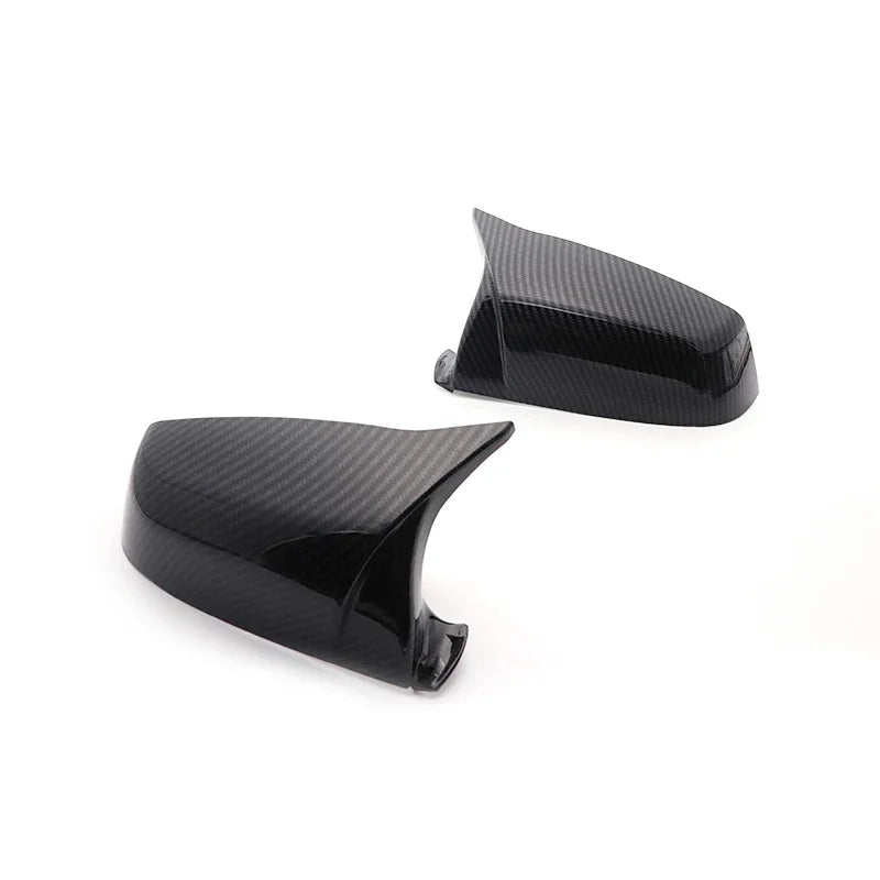 For BMW 5 6 7 Series E60 E61 E63 E64 F01 F02-F04 F06 F07 F10 F11 F12 F13 Carbon Fiber Black Side Wing Rearview Mirror Cover Cap
