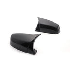 For BMW 5 6 7 Series E60 E61 E63 E64 F01 F02-F04 F06 F07 F10 F11 F12 F13 Carbon Fiber Black Side Wing Rearview Mirror Cover Cap