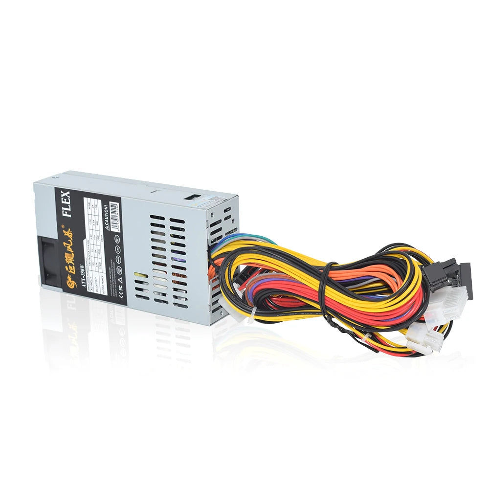 JULONGFENGBAO New ATX 350W PSU For NAS POS Cash Register Machine 180-264V 24Pin For Mini ITX Case Small 1U Flex PC Power Supply