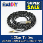 99% Pure Silver Palladium Graphene Floating Gold Cable For Beyerdynamic T1 T5P II AMIRON HOME Kennerton M12S LN008339