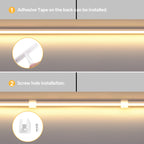 Self-Adhesive COB LED Under Cabinet Lamp Kitchen Light Touch Dimmable Silica Gel Neon Lights Tape 2m 3m 5m 10m Decor Lighting