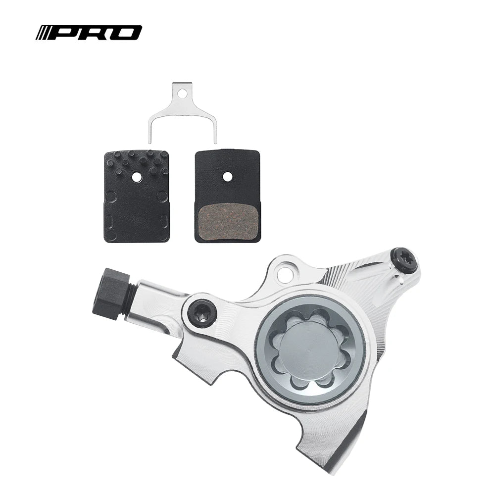 IIPRO Flat Mount Hydraulic Brake Caliper 2-Piston | Road/MTB Flat Bar Bike Upgrade Kit | Multi-Color