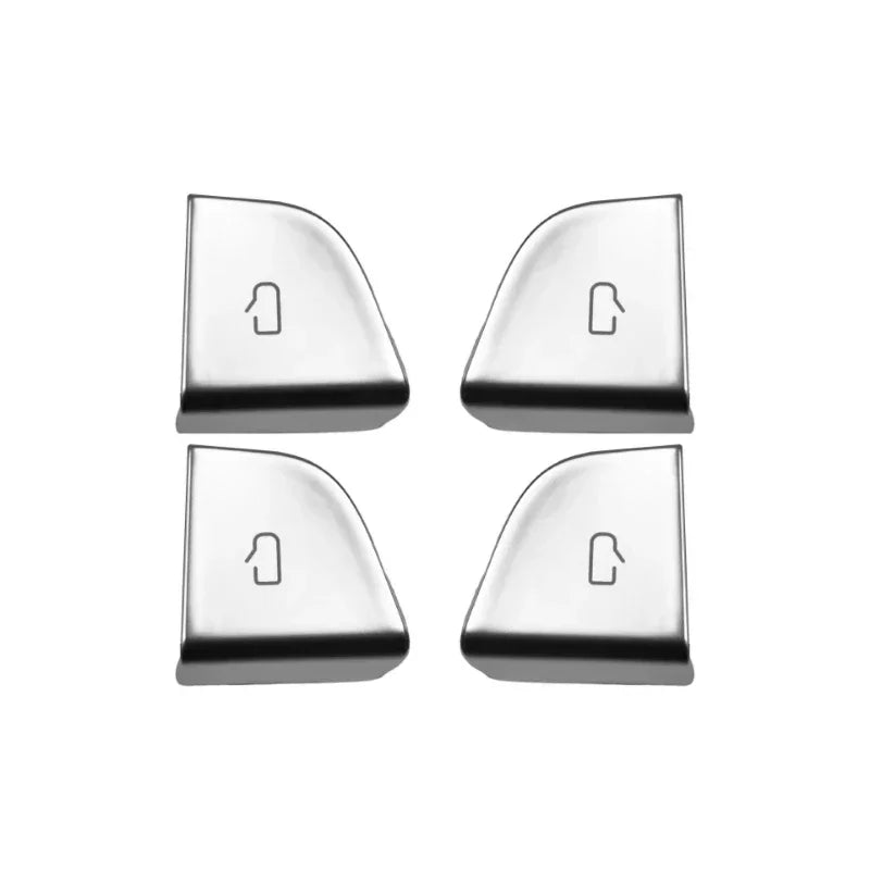 For Tesla Model 3 Highland Model Y Juniper/ModelYL 2025 2026 Car Open Door Button Stickers Handle Cover Interior Protection Trim