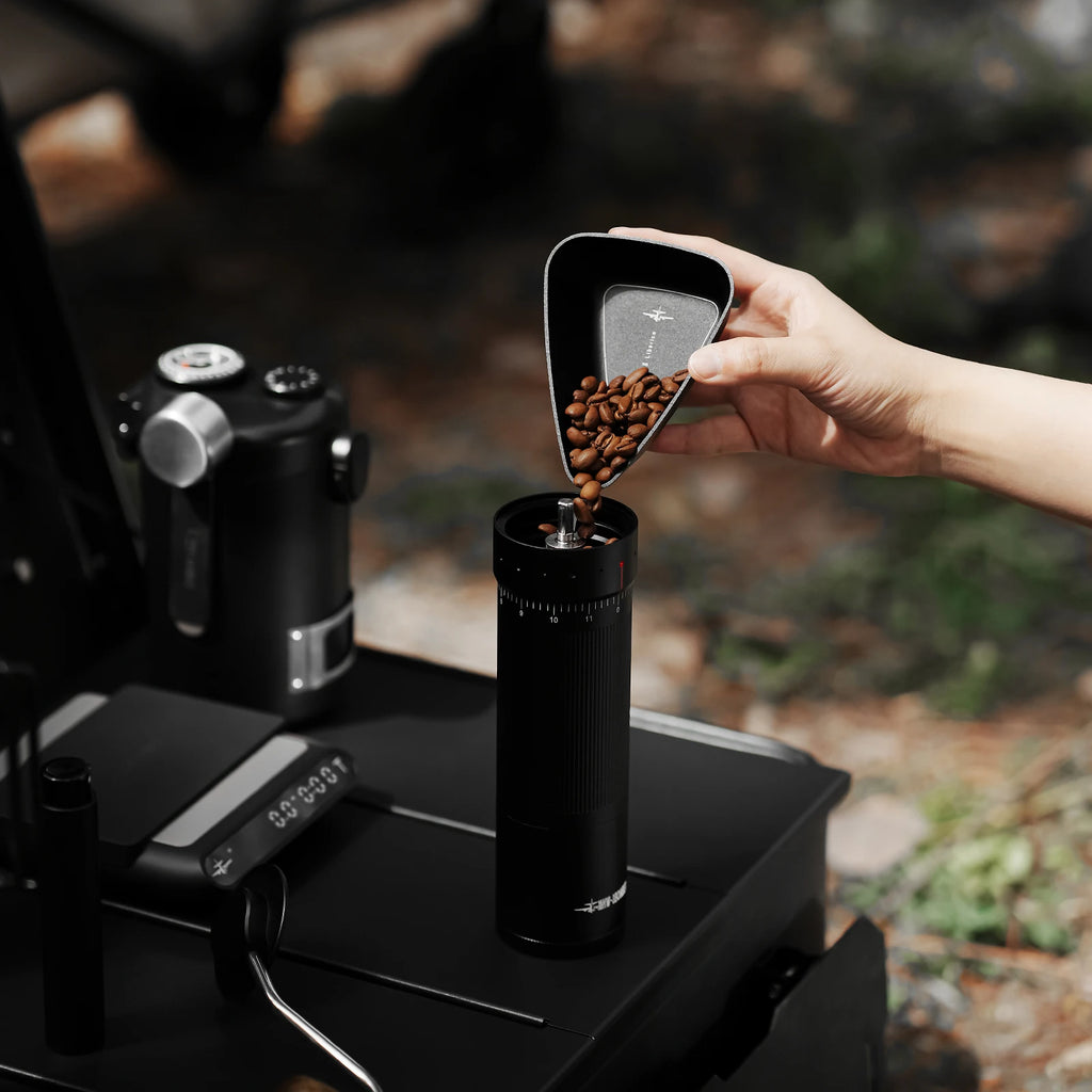 MHW-3BOMBER BeanBoat Coffee Bean Dosing Cup Aluminum Alloy Coffee Dosing Tray Coffee Bar Accessories For Coffee Enthusiast