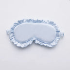 Silk Ruffle Sleep Eye Mask Soft Sleeping Eye Covers Multicolor Night Dream Blackout Eye Patches for Woman Man to Sleep Better